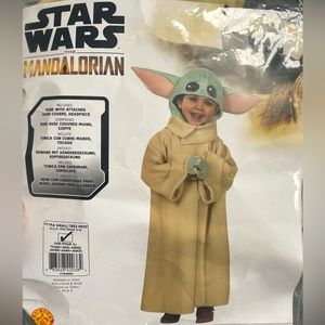 Baby Yoda Grogu child costume size 3-4